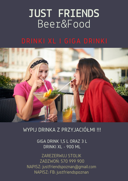 Zdjęcie na okładce dla Just Friends Poznań - Restauracja | Cocktail bar
